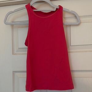 Vibrant Pink Sleeveless Tank Top